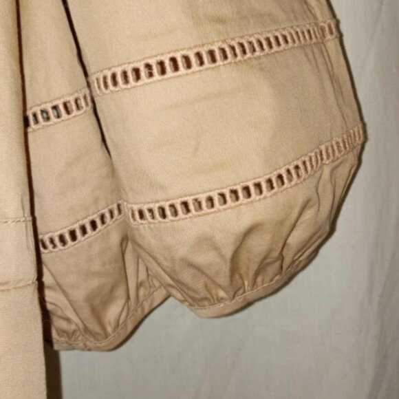 Who What Wear Beige Tan Khaki Shirt Dress NWT XXL - Picture 3 of 4